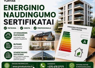 Peržiūrėti skelbimą - Skubiai ENERGINIO NAUDINGUMO SERTIFIKATAS